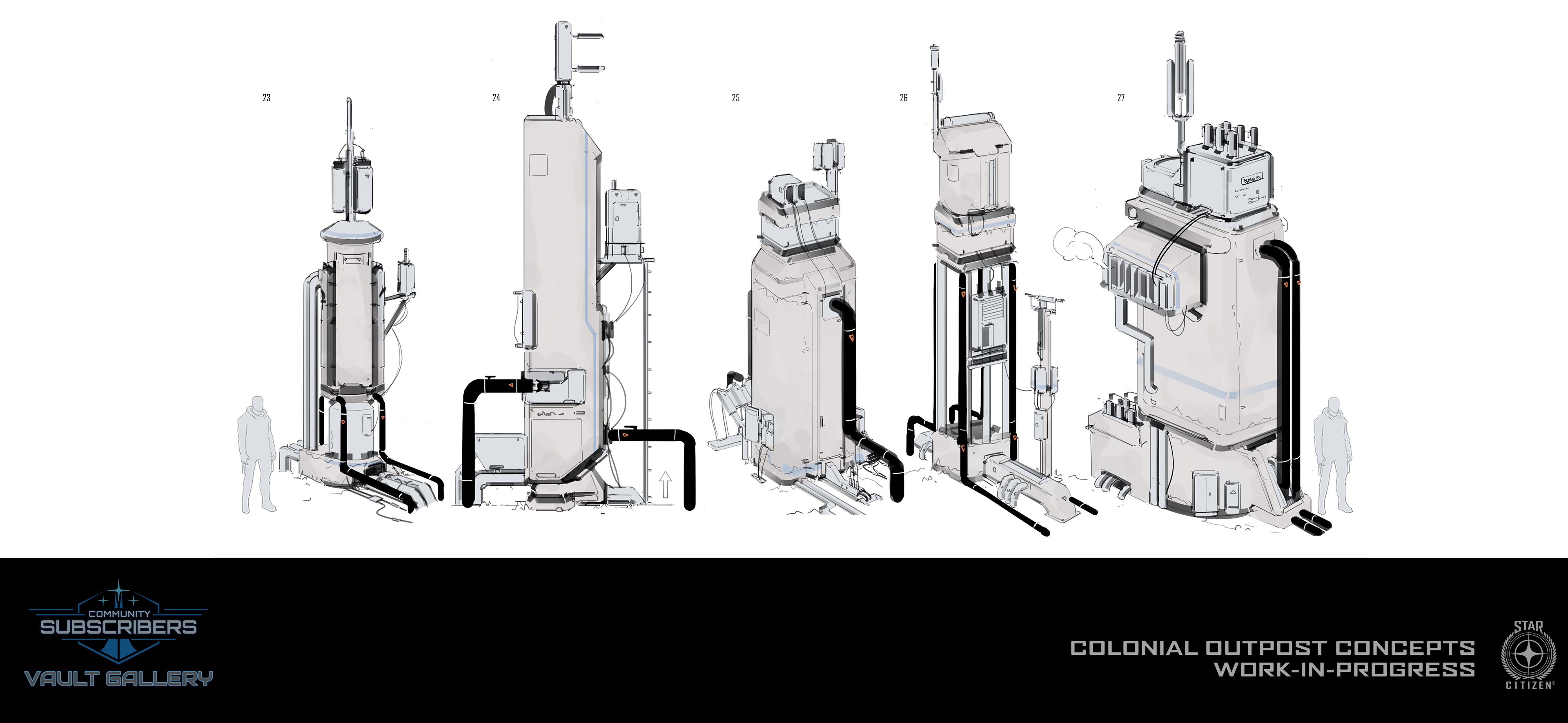 Star Citizen | Colonial Outpost Concepts – Wip - Spaceloop