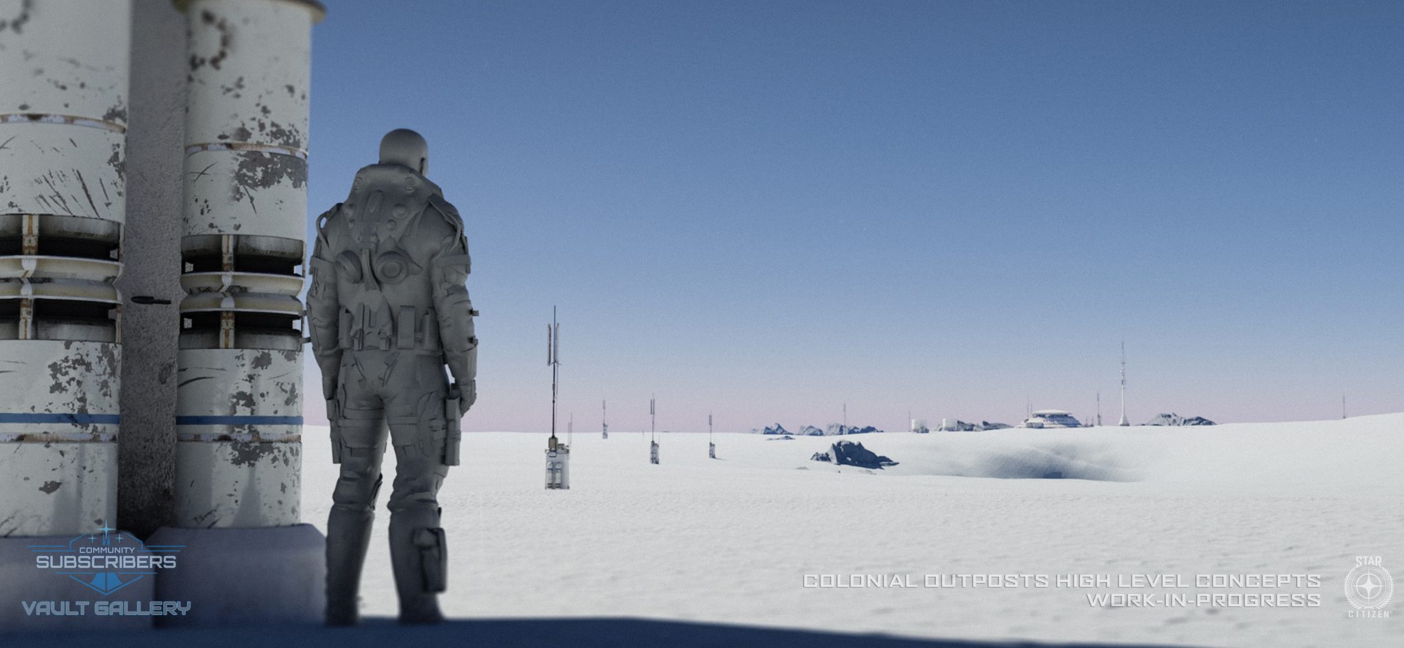 Star Citizen | Colonial Outpost High Level Concepts – Wip - Spaceloop