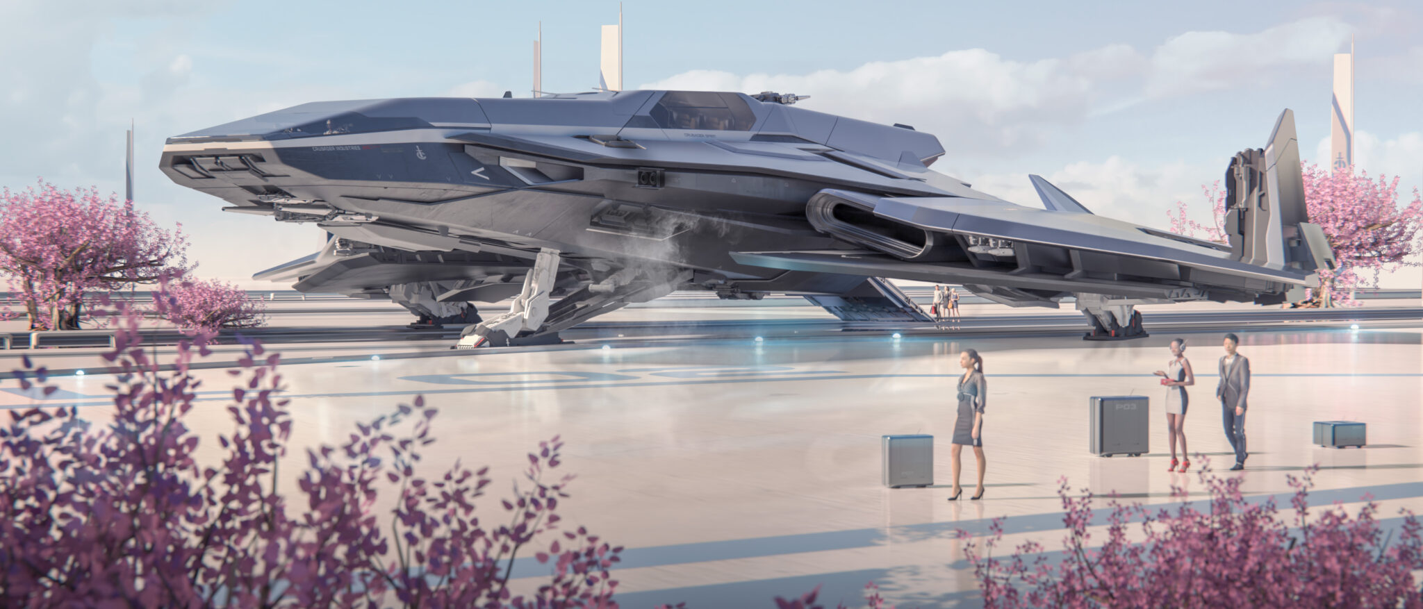 Star Citizen Crusader Industries Spirit Spaceloop