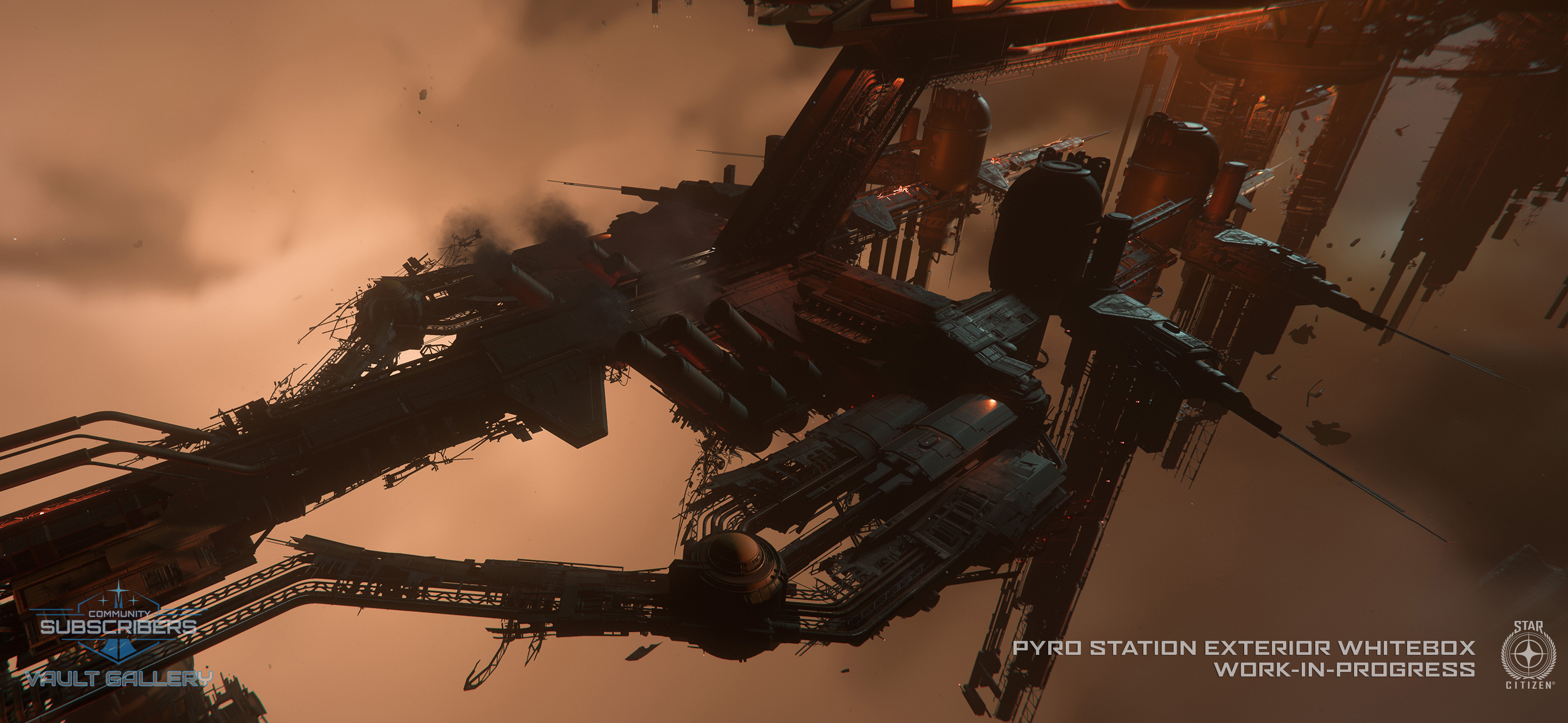 Star Citizen | Pyro Station Exterior Whitebox – Wip - Spaceloop