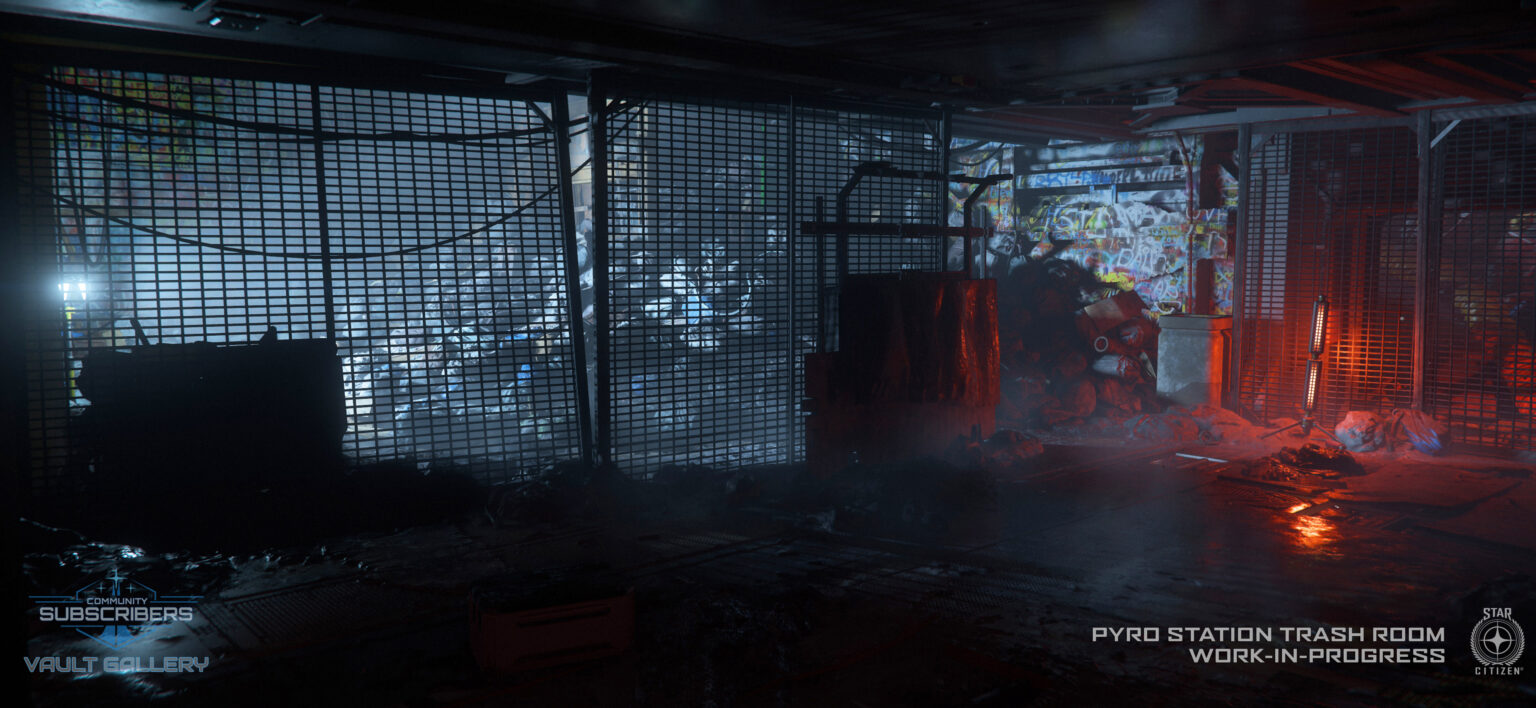 Star Citizen | Pyro Station Trash Room Greybox – Wip - Spaceloop